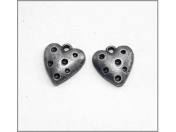 Heart Charm (antique silver colour) TB150